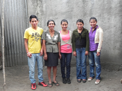 David, Moeder, Brenda, Silvia, Nora-1